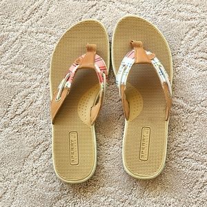 Sperry Flip flops plaid